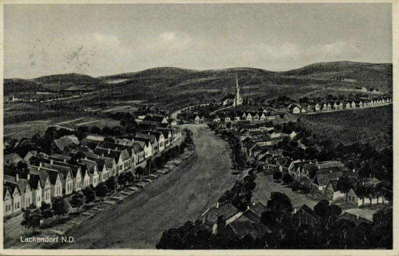 austria, LACKENDORF N.D., Oberpullendorf, Street Scene (1940) Postcard