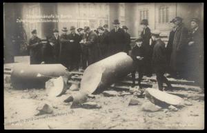 German 1919 Berlin Revolution Freikorps National Memorial RPPC 87339