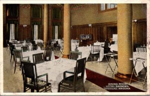 Postcard Dining Room at Hotel Gadsden in Douglas, Arizona~1986