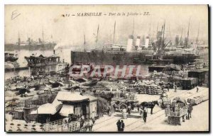 Postcard Old Port of Marseille Joliette