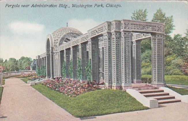 Illinois Chicago Pergola Near Administration Building Washington Park