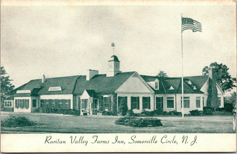 Vtg 1950s Raritan Valley Farms Somerville Circle New Jersey NJ Unused Postcard United States