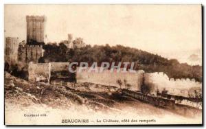 Old Postcard Beaucaire Chateau odds walls