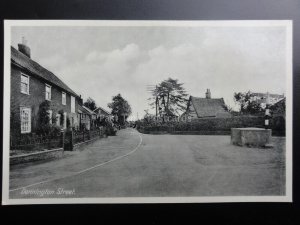 Suffolk: Dennington Street c1950's - Old Postcard