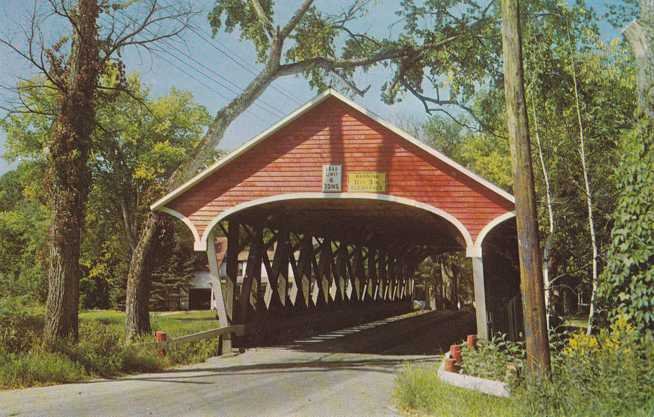 Covered Bridge Entrance - Lancaster NH, New Hampshire