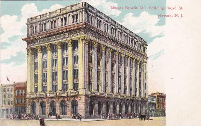 Mutual Benefit Life Insurance Building - Broad Street Newark NJ, New Jersey - DB