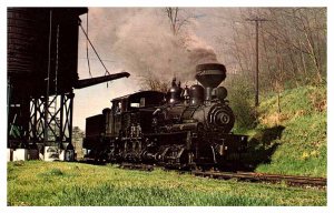 Postcard TRAIN SCENE Cass West Virginia WV AQ1000