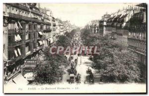 Paris - 18 - Montmartre Boulevard - Old Postcard