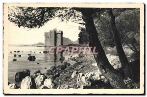 Old Postcard Lerins Islands Saint Honorat L & # 39ancien monastery strengthens