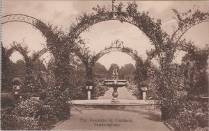 Norfolk Postcard - Sandringham, The Fountain in Gardens DC422