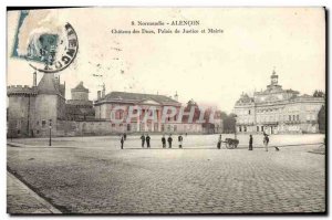 Old Postcard Normandy Alencon Chateau des Duc Courthouse and City Hall