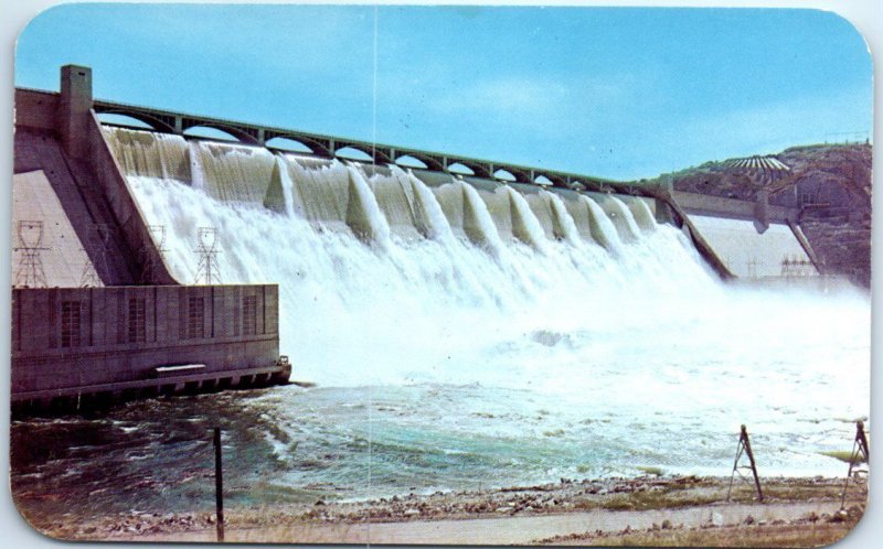 Postcard - Spillway, Grand Coulee Dam - Washington 