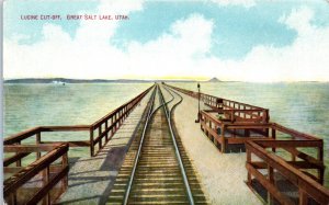 1910s Lucine Cut-Off Great Salt Lake Utah Postcard