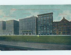 Divided-Back MICHIGAN AVENUE LABELED HOTELS Chicago Illinois IL H0449