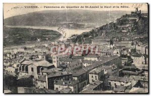 Old Vienna Postcard Panorama of St Andre District High and Batle