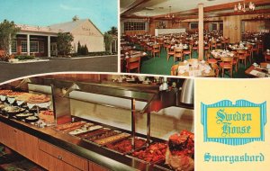 Vintage Postcard Sweden House Smorgasbord Restaurant Fort Lauderdale Florida FL