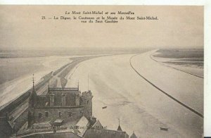 France Postcard - Le Mont Saint-Michel Et Ses Merveilles - La Digue - Ref TZ8098