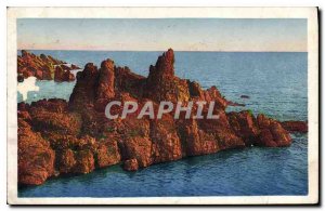 Old Postcard The French Riviera Saint Raphael Var Rocks Rougges Casino Santa ...