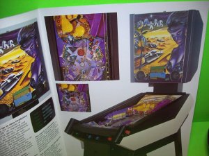 Mr Game DAKAR Original 1988 Flipper Game Pinball Machine Promo Sales Flyer Rare