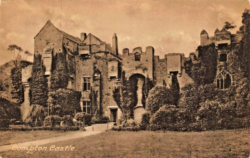 COMPTON DEVON ENGLAND~COMPTON CASTLE~FRITH PHOTO POSTCARD 