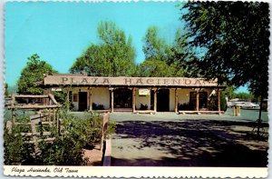 Postcard - Plaza Hacienda, Old Town - Albuquerque, New Mexico