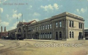 Union Depot, Des Moines, IA, Iowa, USA Train Railroad Station Depot 1912 crea...