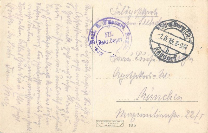 France Strasbourg Cathedral 1915