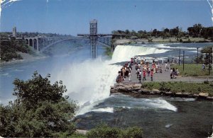 US5106 Canada Niagara Falls Rainbow Bridge Panorama