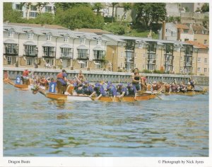 Dragon Boats Crazy Bristol Boat Race Postcard