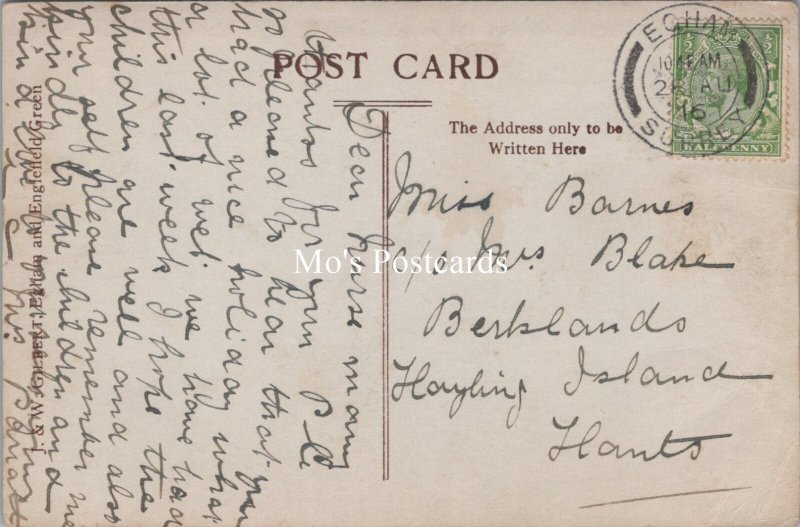 Genealogy Postcard - Barnes / Blake, Berklands, Hayling Island, Hampshire GL3811