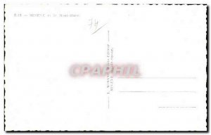 Postcard Modern Megeve and Mont Blanc