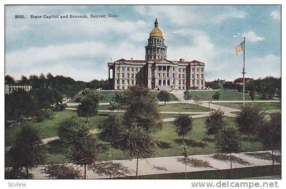 State Capitol & Grounds, Denver, Colorado, 1900-1910s