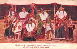 Chief Iron Tail, Indian Squaws and Papooses Buffalo Bill Circus 1908 Missing ...