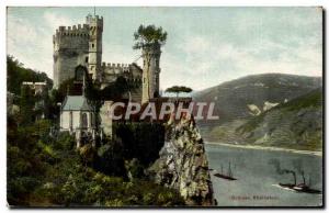 Old Postcard Schloss Rheinstein