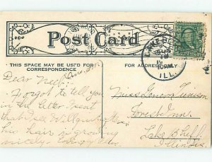 Divided-back MONUMENT SCENE Cincinnati Ohio OH AE7962