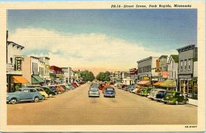 MN - Park Rapids, Street Scene, 1948