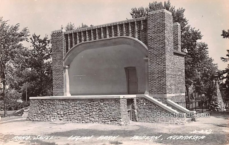 Band Shell in Auburn, Nebraska