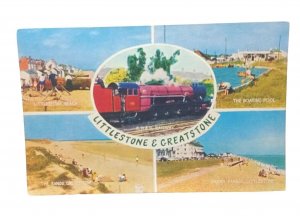 RH&D Railway Littlestone & Greatstone Vintage Multiview Postcard 1970s