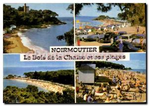 Postcard Modern Noirmoutier Bois de la Chaize and its beaches