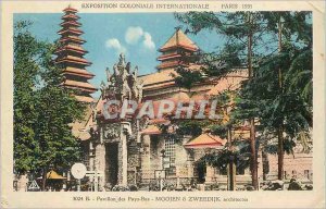 Postcard Old Paris Exposition Coloniale Internationale Pavilion Netherlands