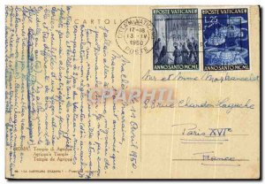 Old Postcard Roma Tempio di Agrippa