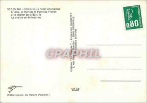 Modern Postcard Grenoble Isere Olympic Village Bridge Porte de France and the...