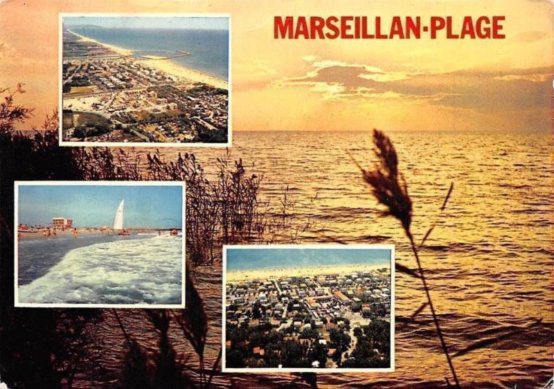 carte de france marseillan plage France Marseillan Plage, Beach General view Sunset Panorama 