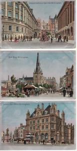 UK   BIRMINGHAM   3 POSTCARDS postcard