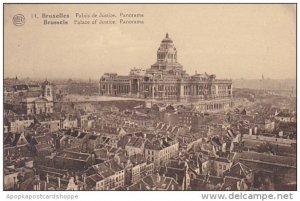 Belgium Brussels Palais de Justice Panorama