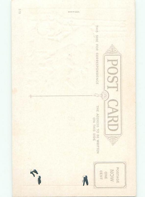 Divided-Back CHILDREN AT EASTER SCENE Great Postcard AA1705