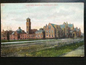 Vintage Postcard 1909 Lake Side Cleveland Hospital Cleveland Ohio (OH)