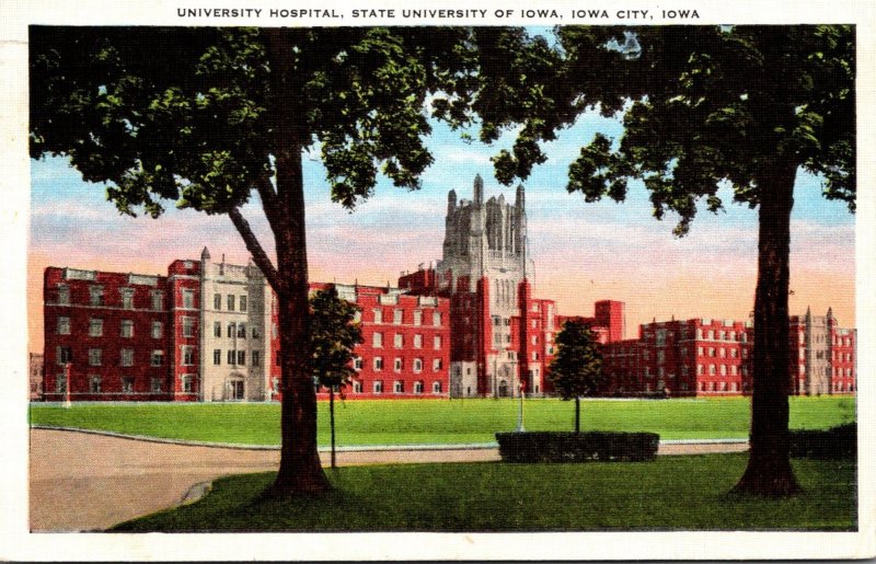 Iowa Iowa City University Hospital State University Of Iowa 1935