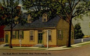 The Hugh Mercer Apothecary Shop - Fredericksburg, Virginia VA  