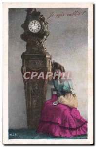 Old Postcard Fantaisie Clock